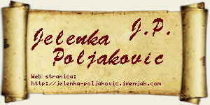 Jelenka Poljaković vizit kartica